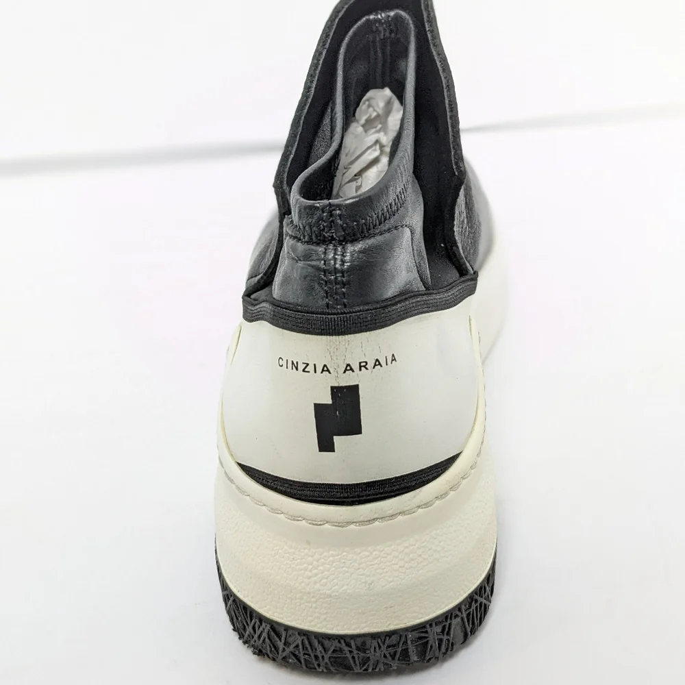 Cinzia Araia leather sneaker wedges - Picture 5 of 16